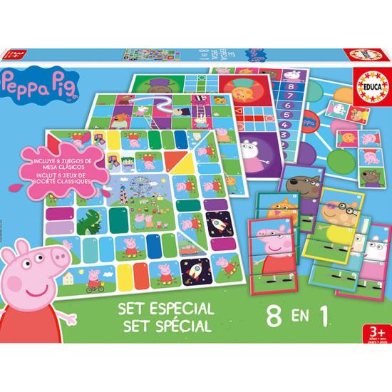 Conjunto especial 8 em 1 Peppa Pig